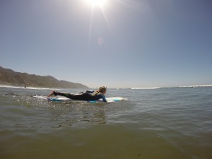 Surfing under the sun